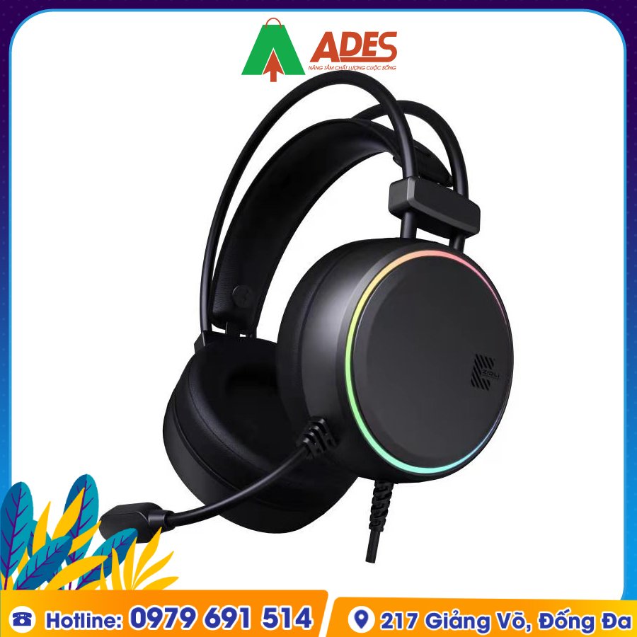 Tai Nghe Gaming Over-Ear Zidli ZH29 (7.1)