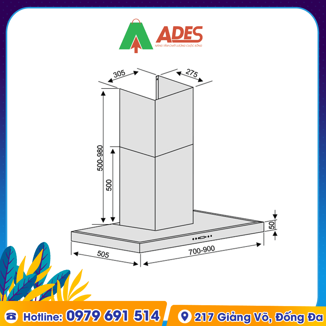 May hut mui Lorca TA-6007E – 70/90cm