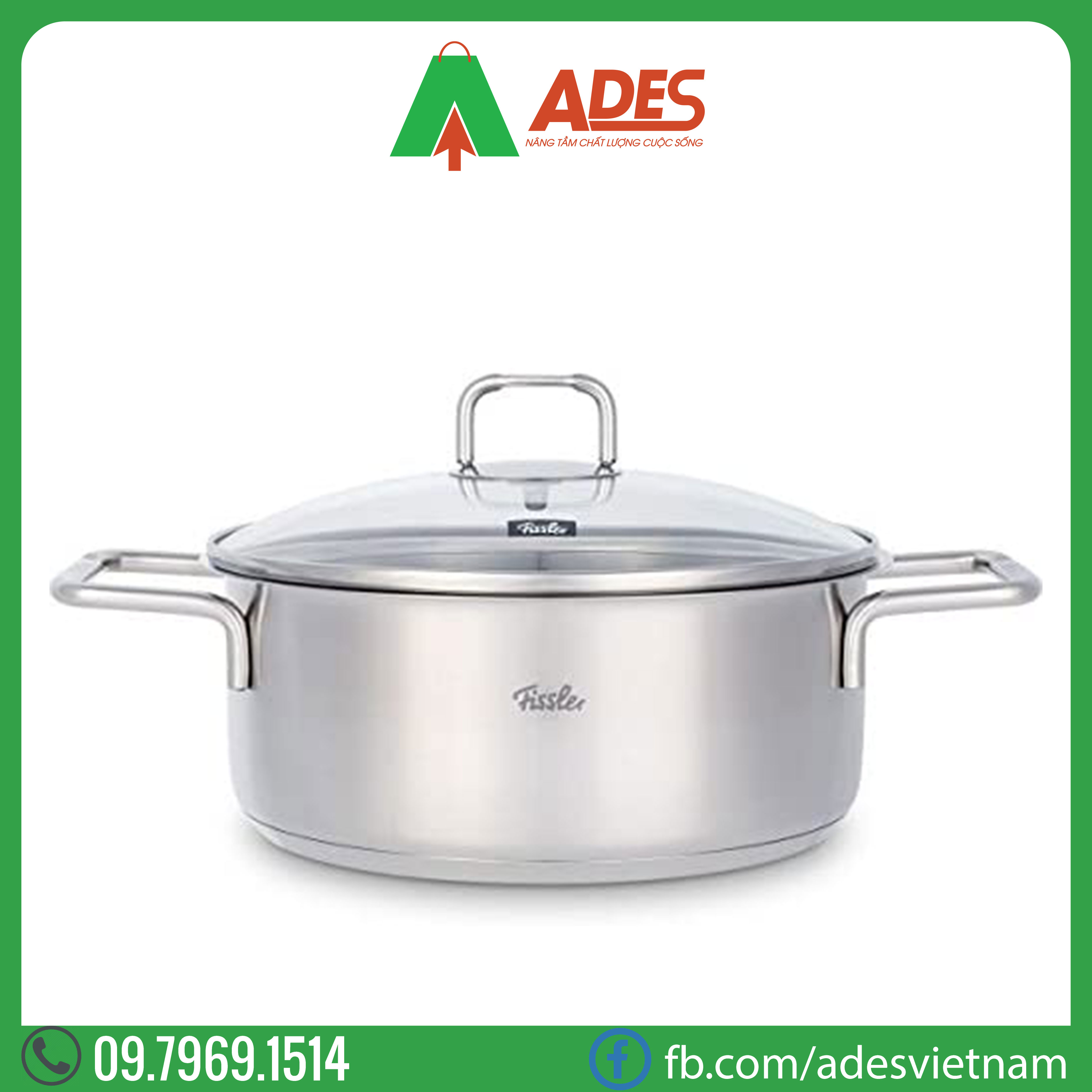 Bo noi 5 mon Fissler Hamburg Dien may ADES