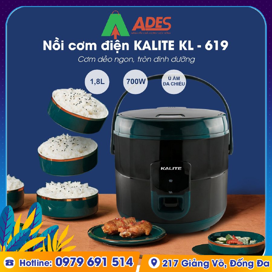 Noi Com Dien Kalite KL-619