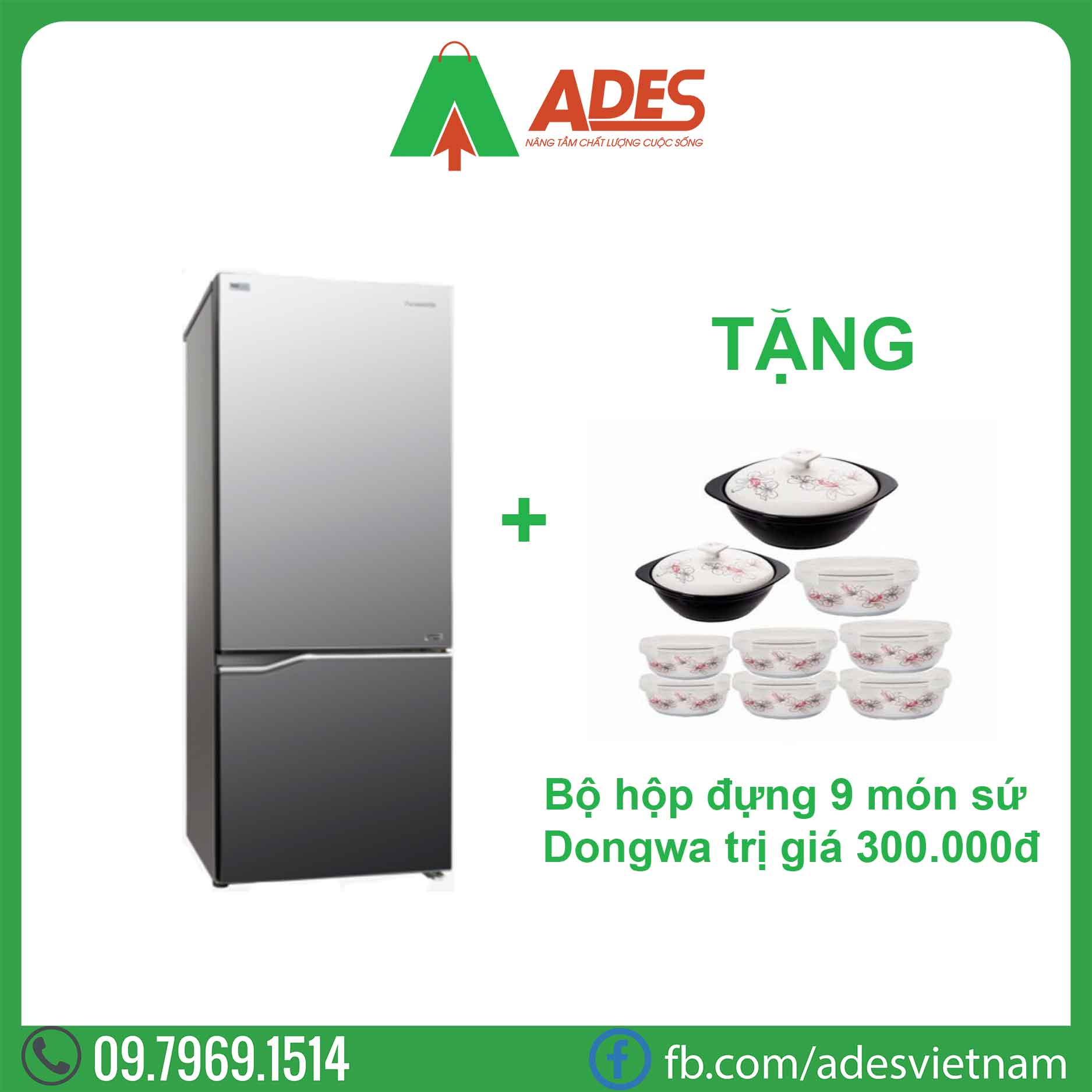 Tu lanh Panasonic Inverter NR-BV328GMV2