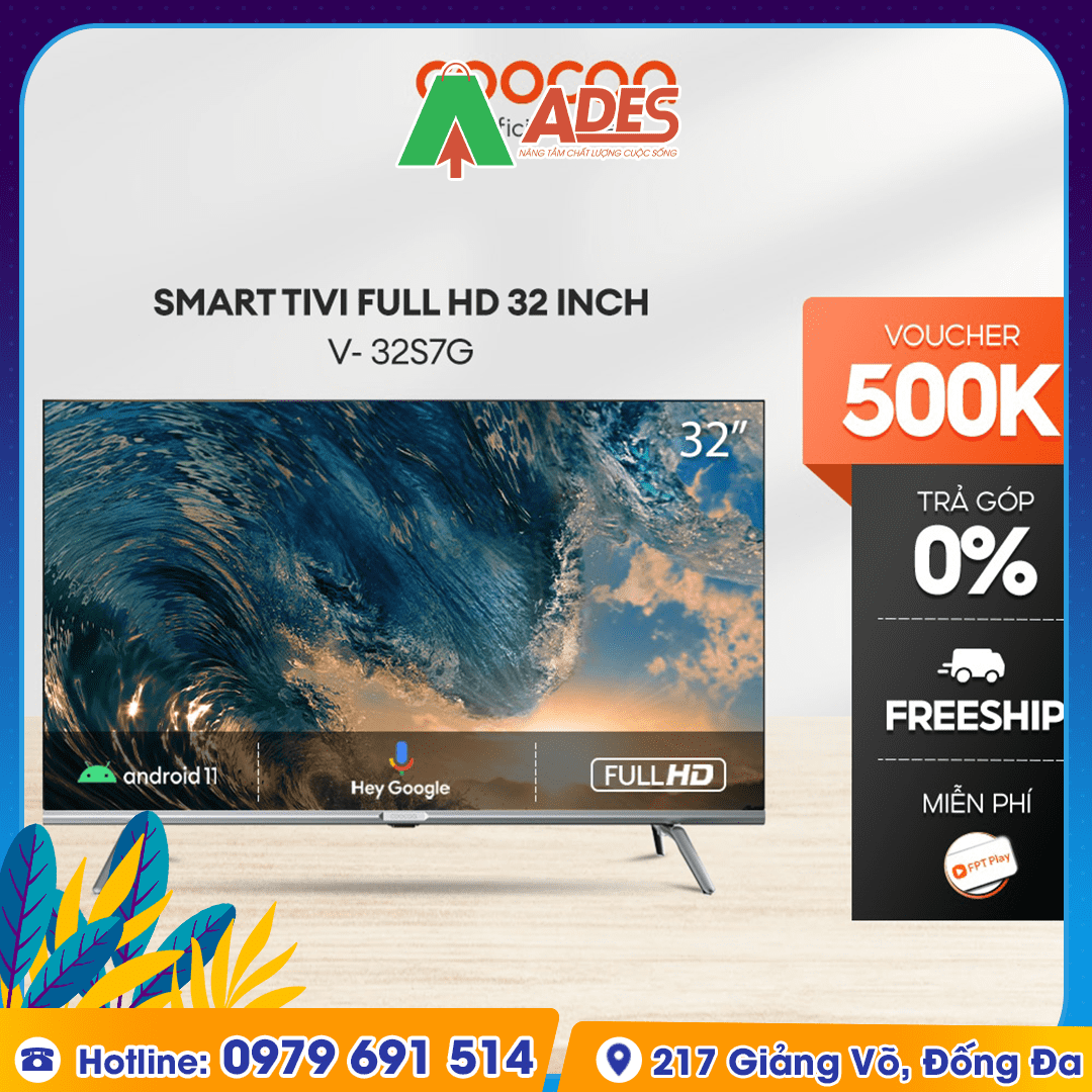 Smart tivi Coocaa HD 32 inch Wifi 32S7G