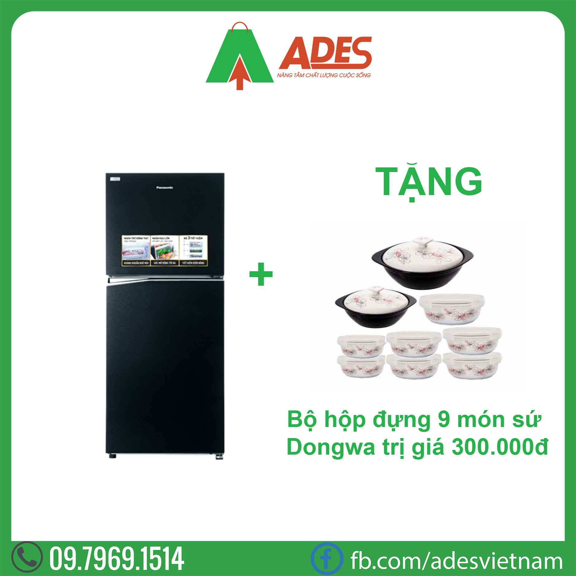 tu lanh Inverter Panasonic NR-BL381GKVN