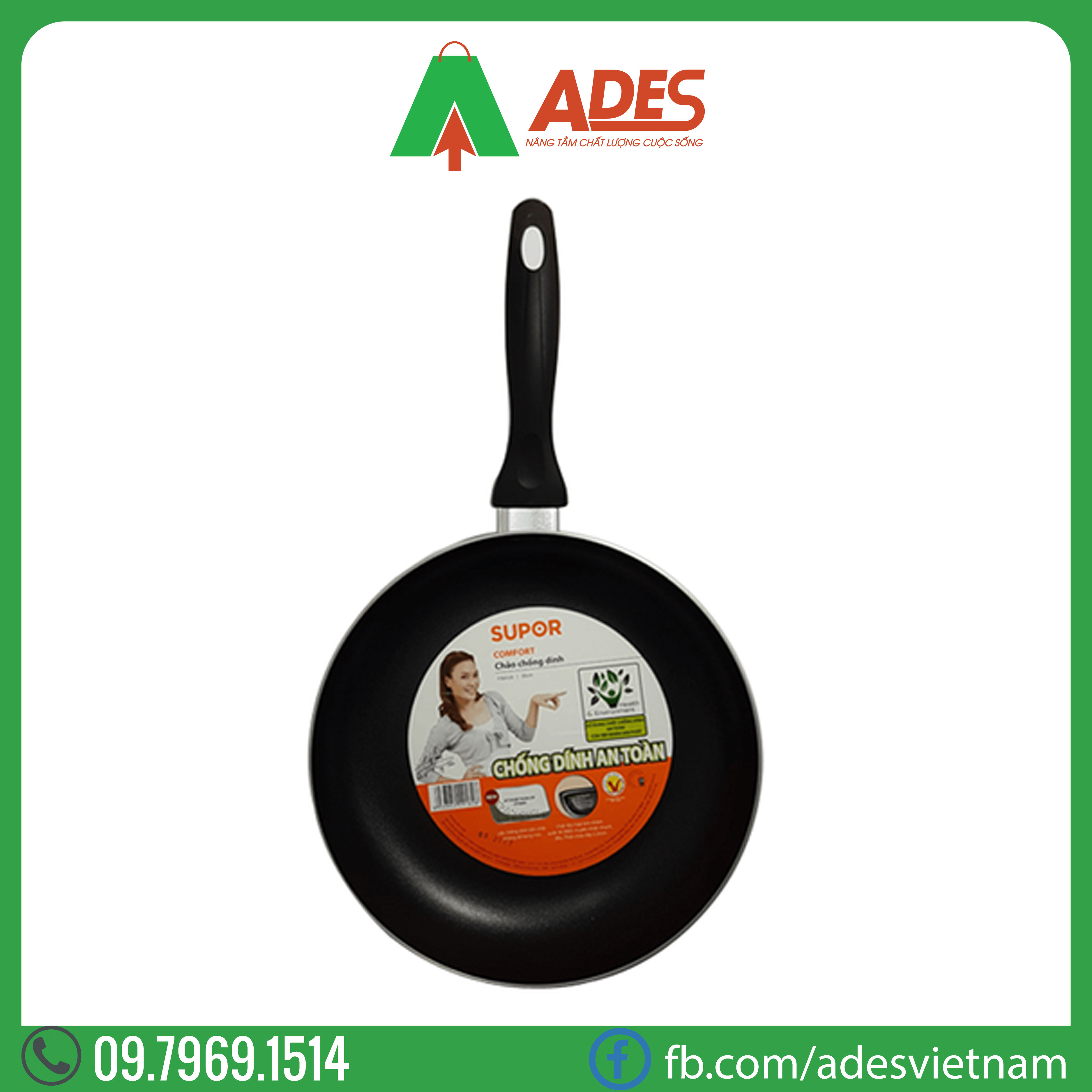 Chao chong dinh Supor F06A24 24 cm