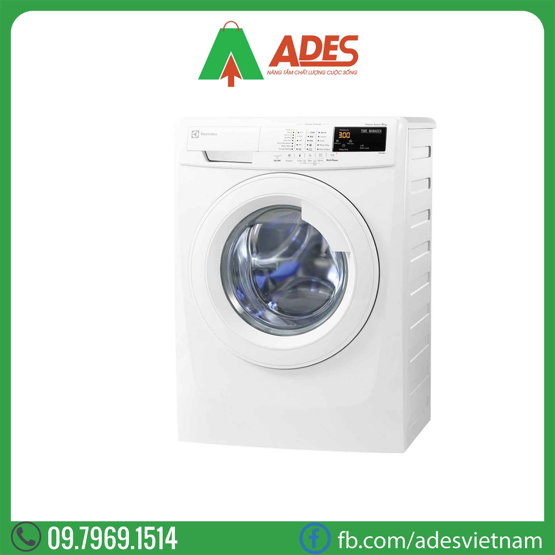 May giat Electrolux 7 Kg EWF80743