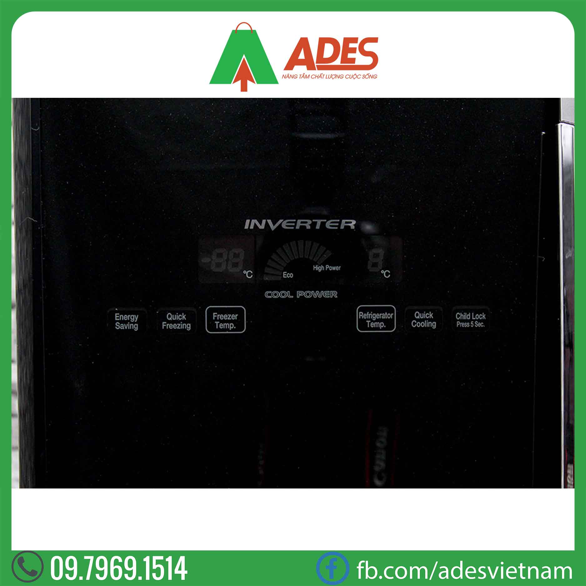 Tu lanh Hitachi Inverter R-WB475PGV2GBK