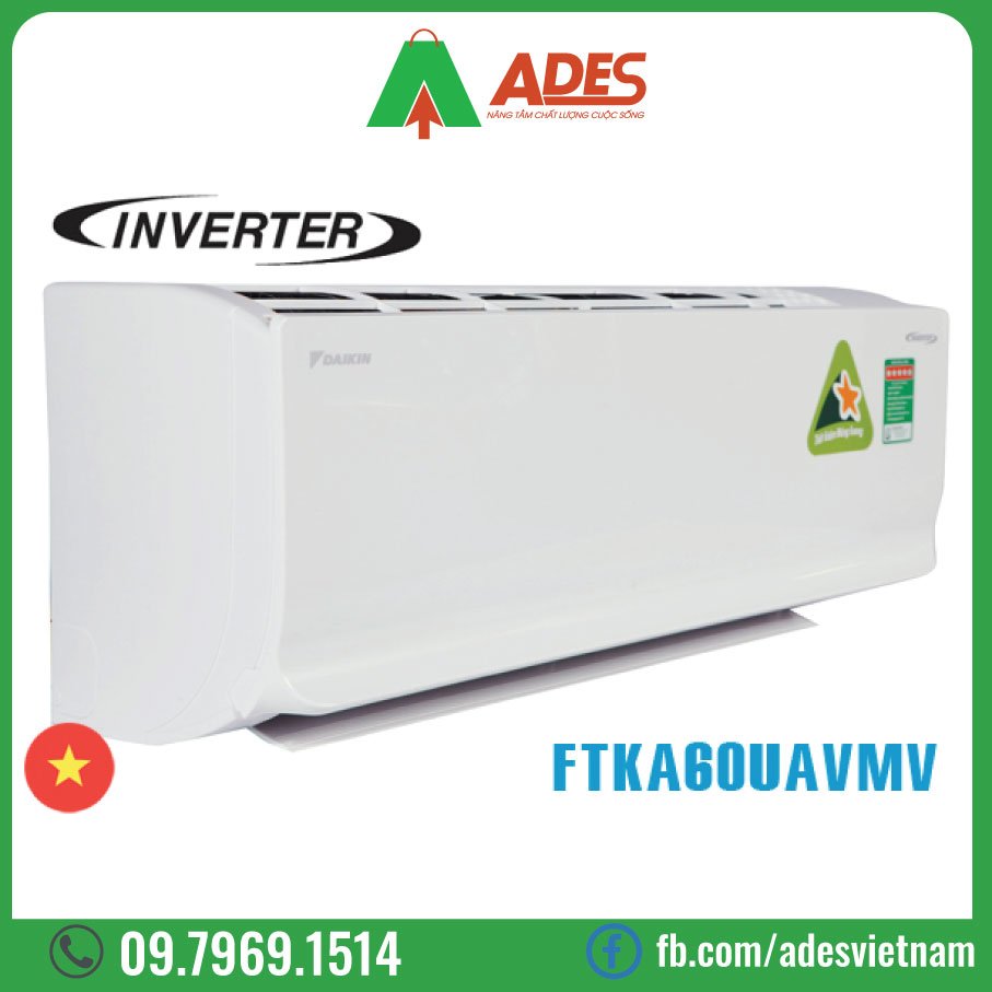 Dieu hoa Daikin Inverter FTKA60UAVMV 2.5HP