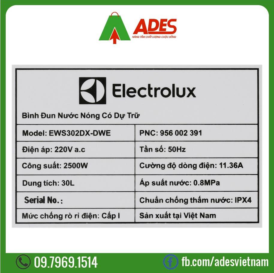 Binh nong lanh Electrolux EWS302DX-DM