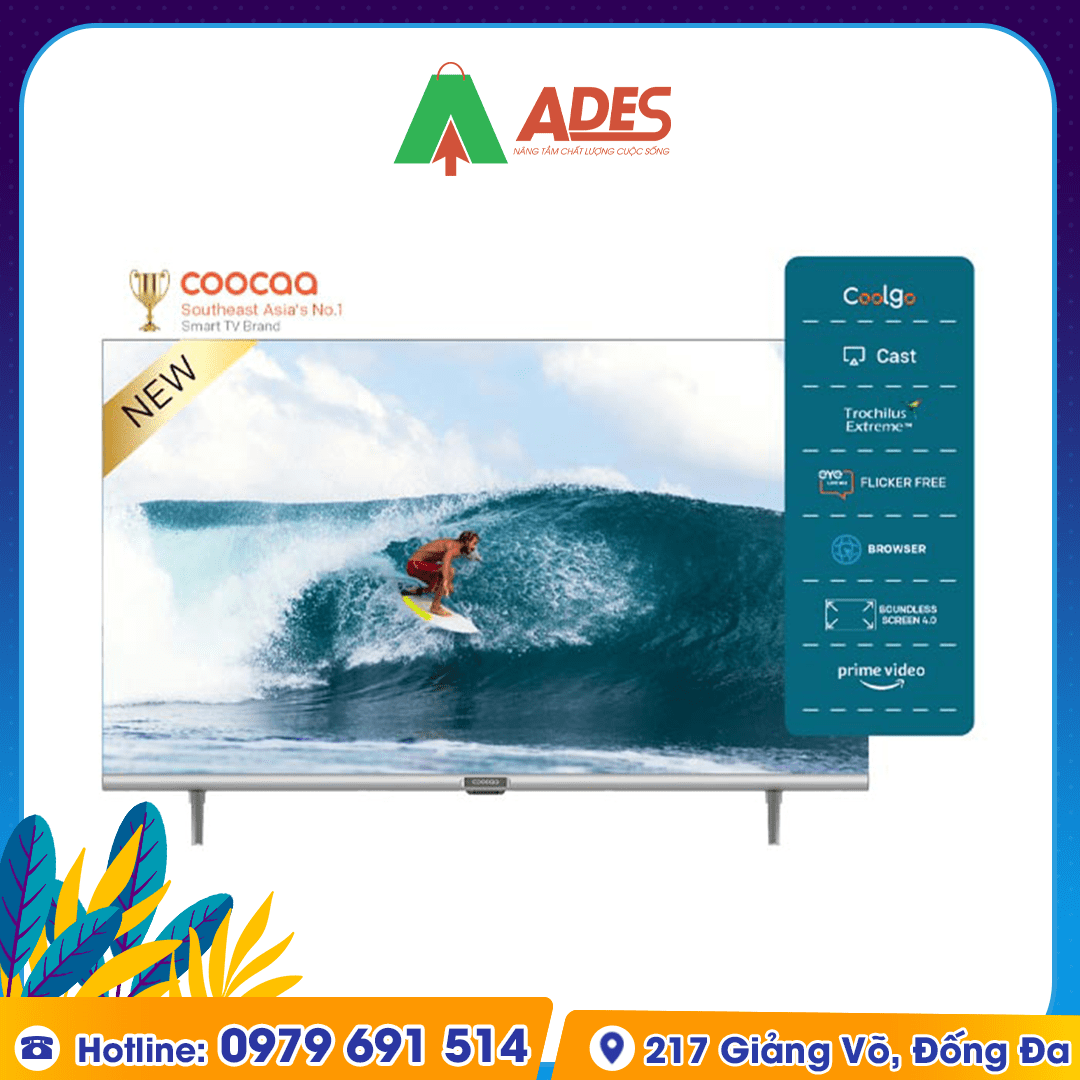 Smart Tivi Coocaa HD 43 inch wifi 43S3U