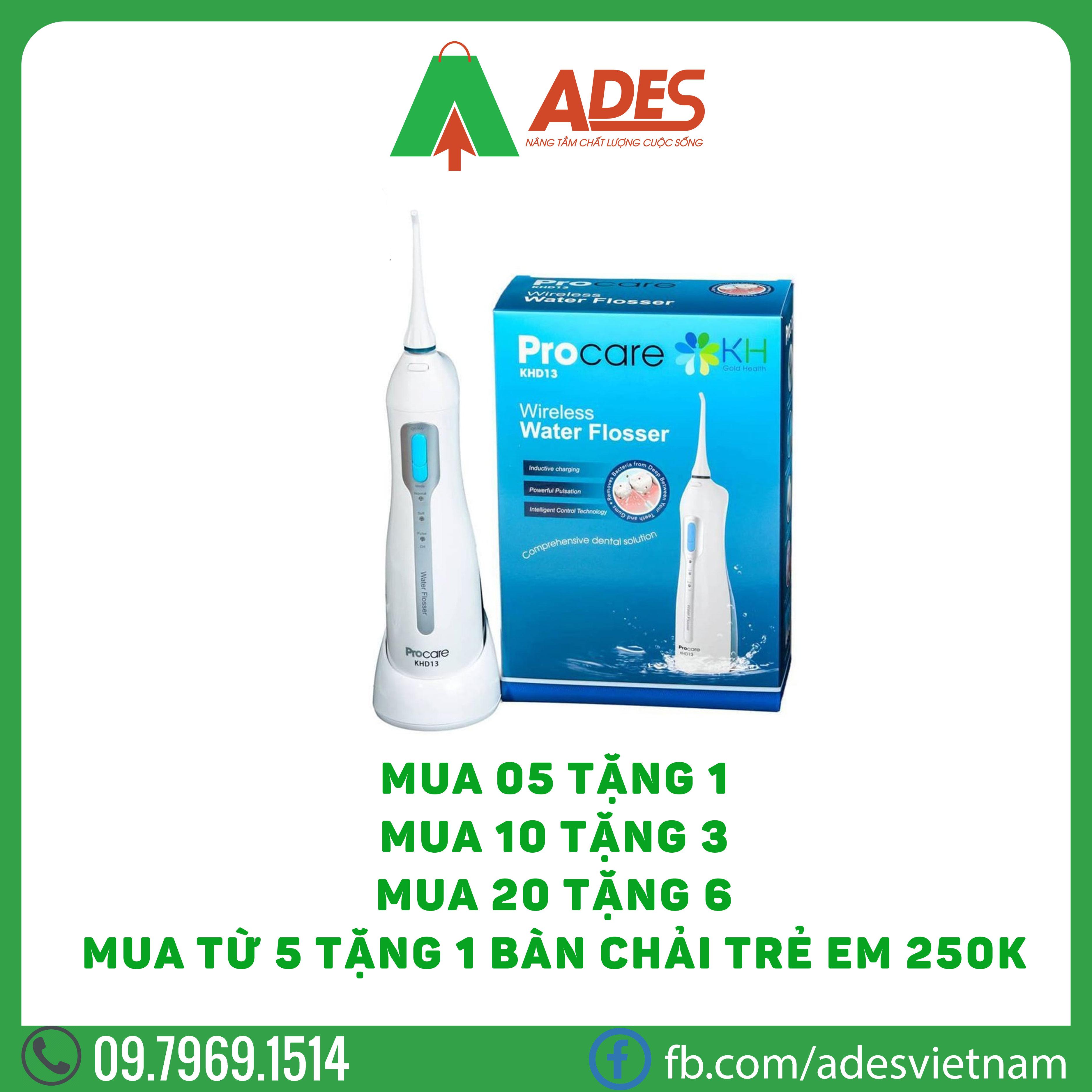 May tam nuoc Procare KHD13