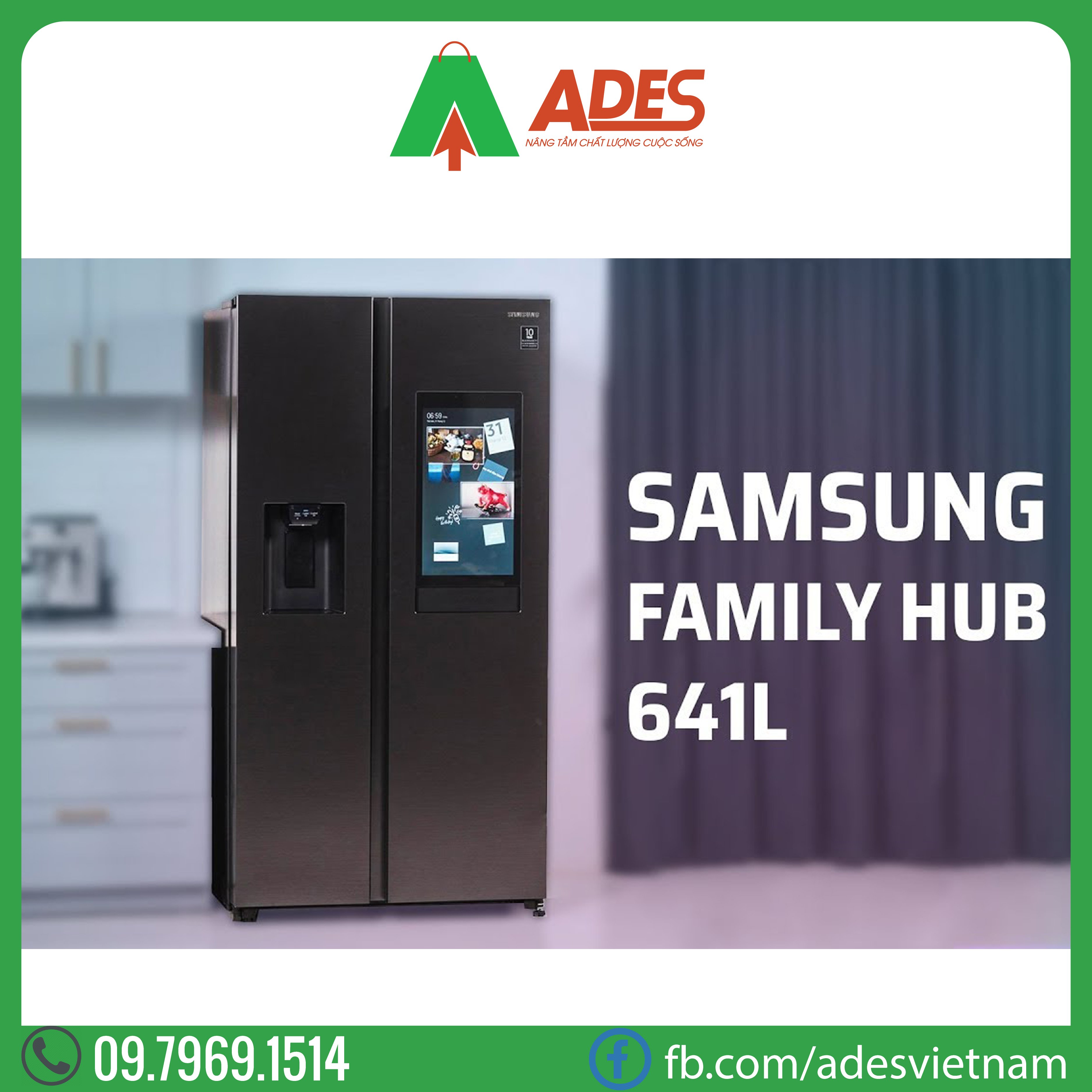 Tu lanh Samsung Family Hub 641L