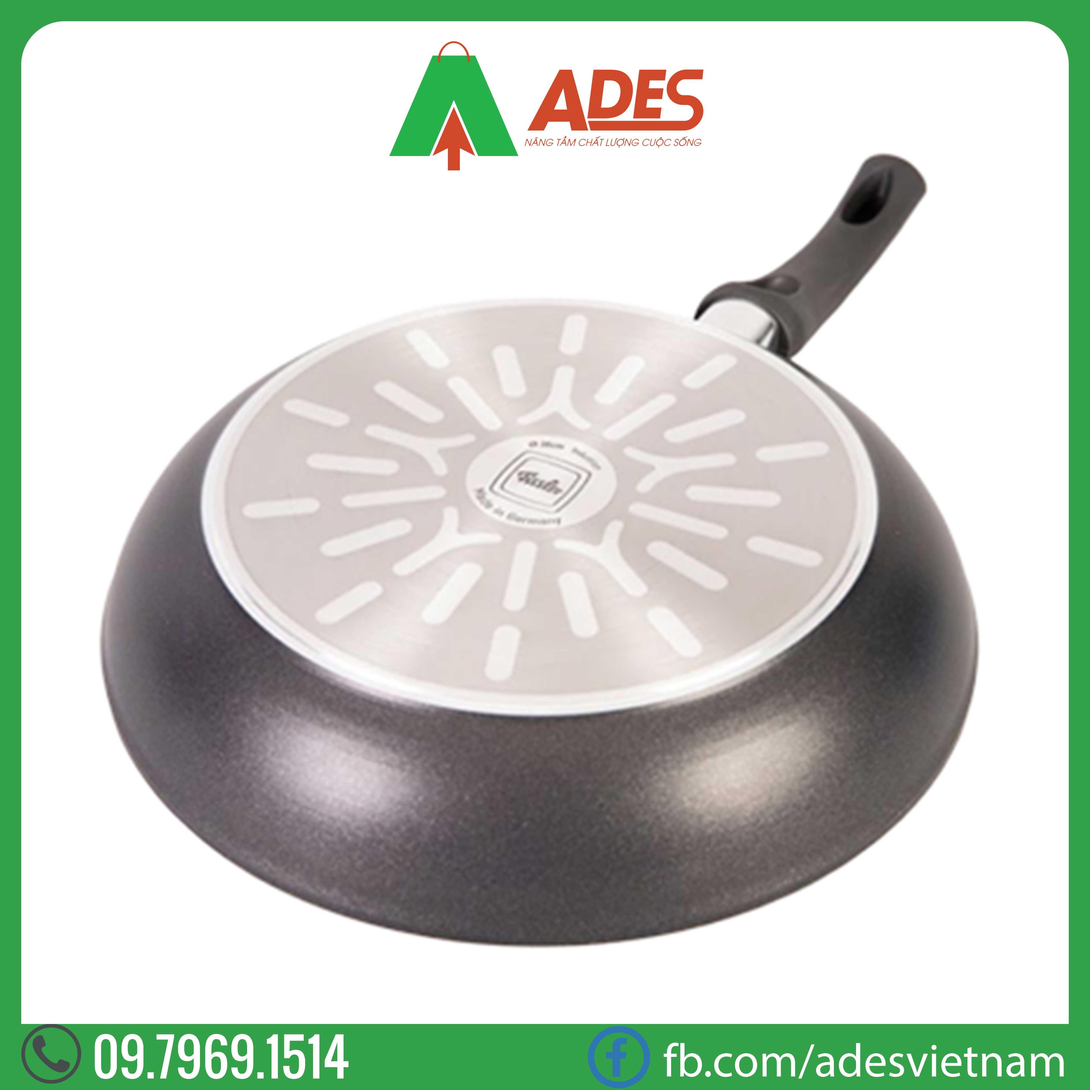 Chao da hoa cuong Fissler Stardust 059-384-28-100 Dien may ADES