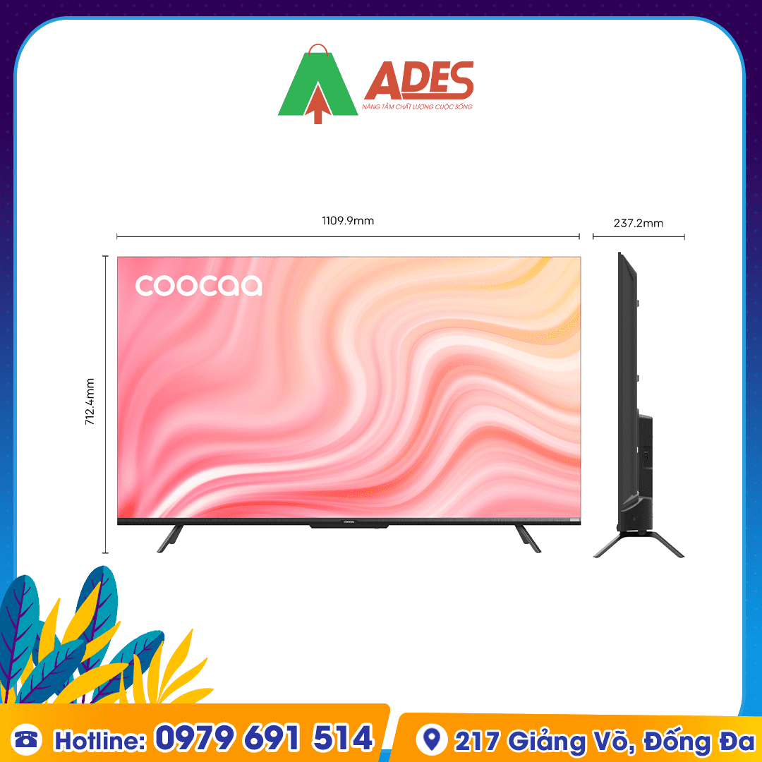 Smart TV Coocaa 4k 50Y72 50 inch