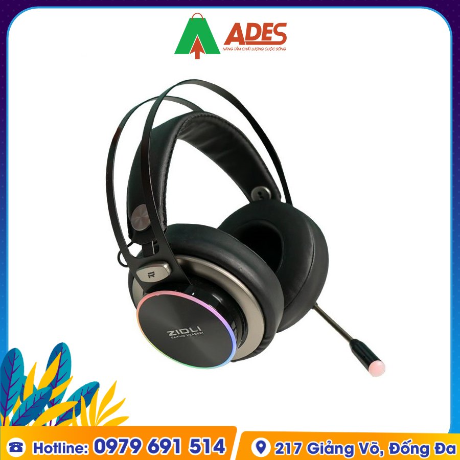 Tai Nghe Gaming Over-Ear Zidli ZH20 (7.1) chinh hang