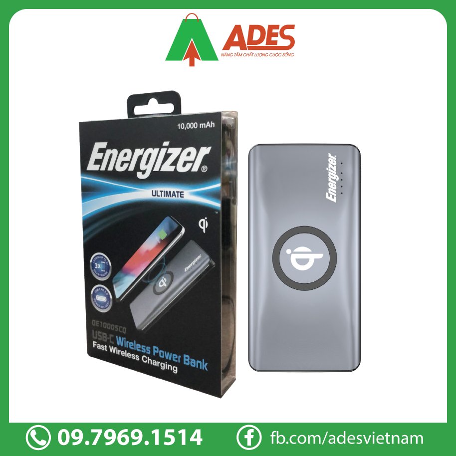 Energizer 10,000mAh 3.7V Li-Polymer QE10005CQ bao hanh 12 thang