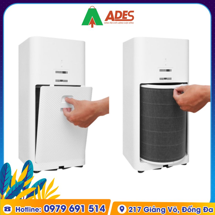 Loi Loc Khong Khi Xiaomi Air Purifier Mau Xam Khu Mui gia re