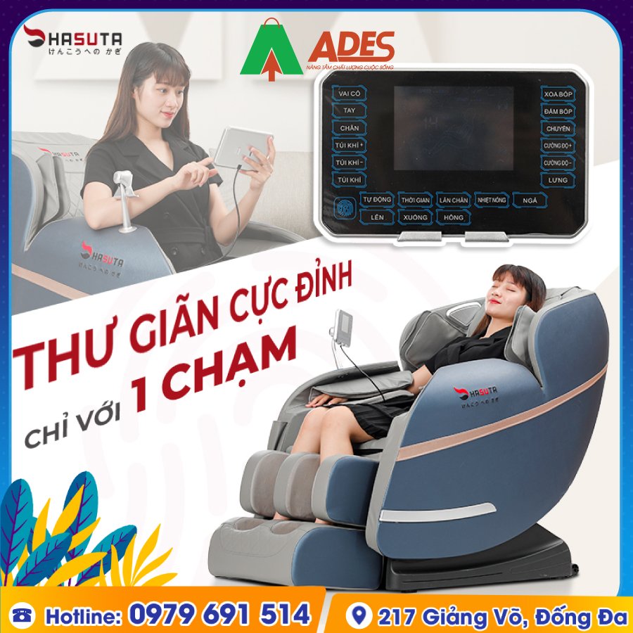 Ghe Massage Toan Than Hasuta HMC-380 chat luong