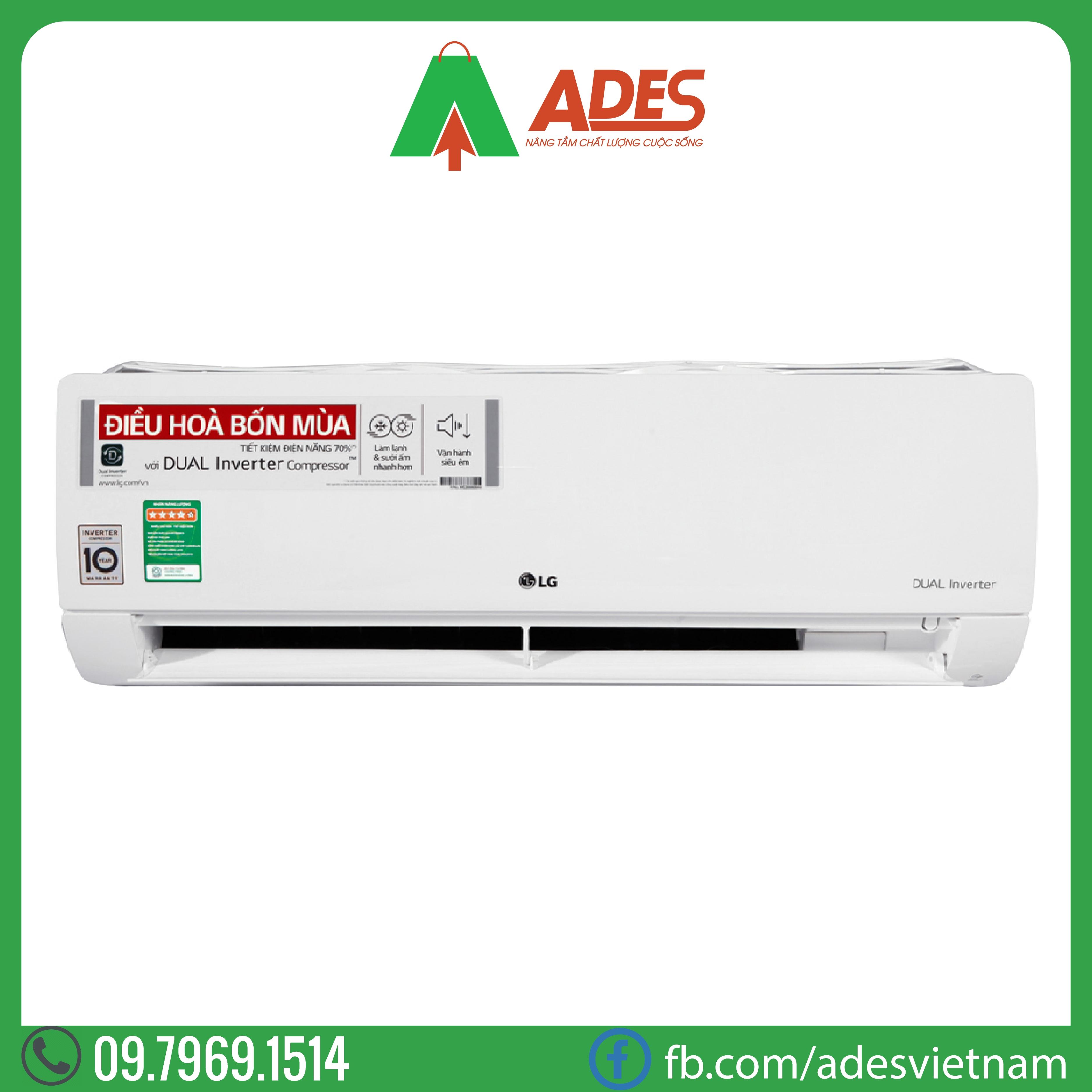 anh dieu hoa 2 chieu LG Inverter B13END