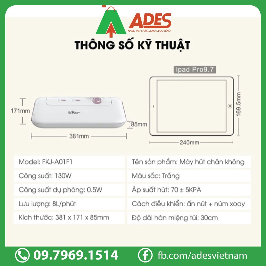 BEAR FKJ A01F1 thong so ky thuat