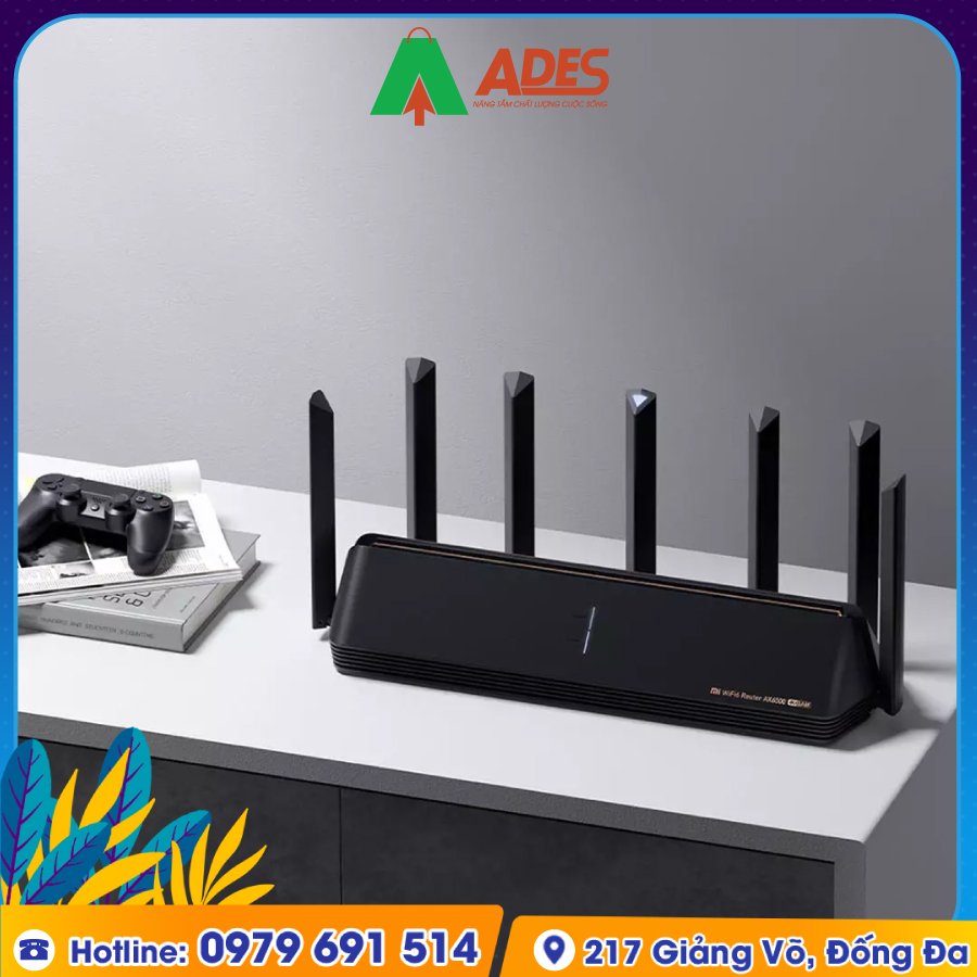 Router Wifi Xiaomi AX6000 Mesh AIoT Wifi 6 khuyen mai lon