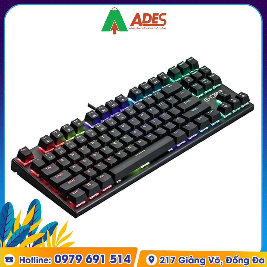 Ban Phim Co Gaming Edra EK3087V2 gia soc