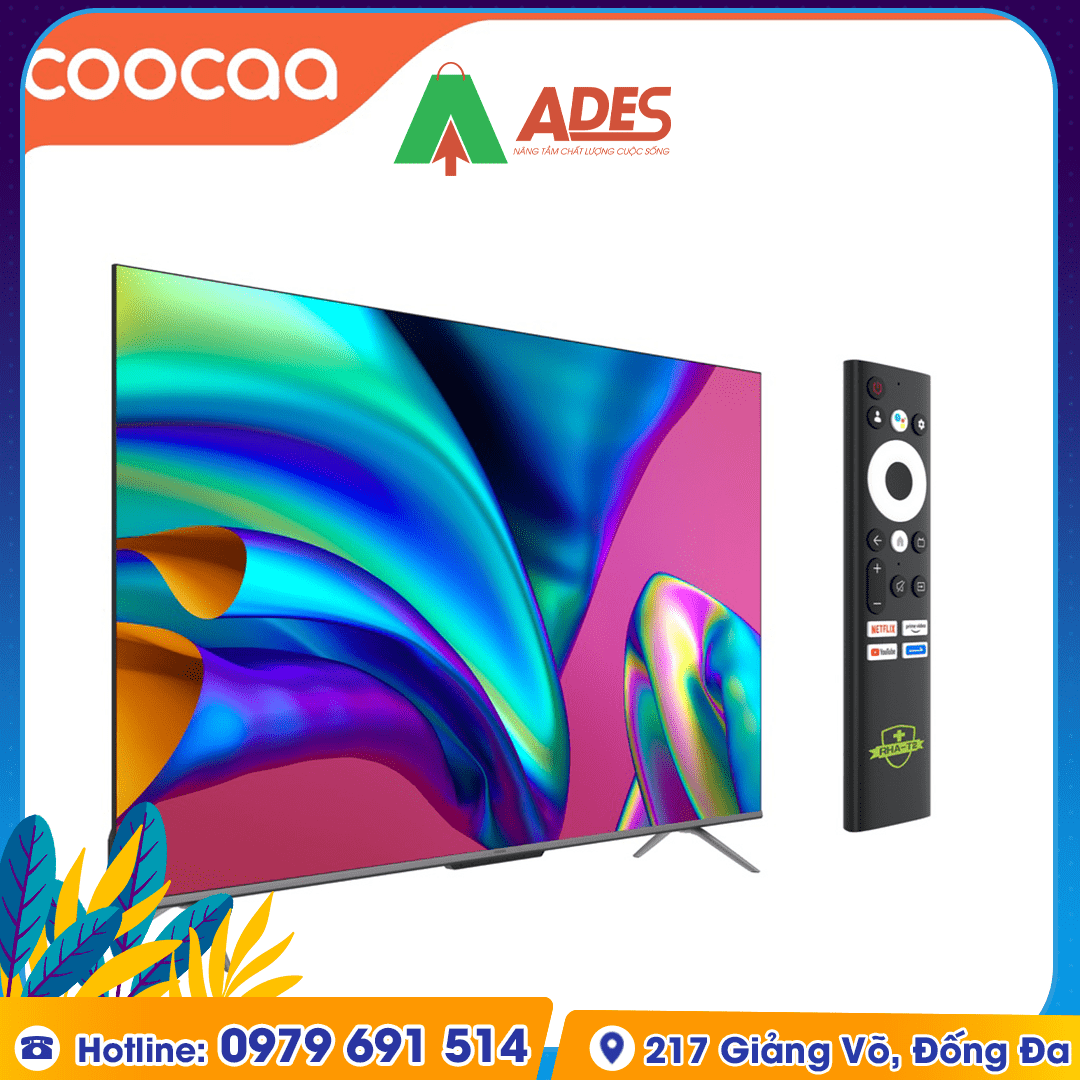 Google Tivi Coocaa Qled 65 inch 65Y72 Pro