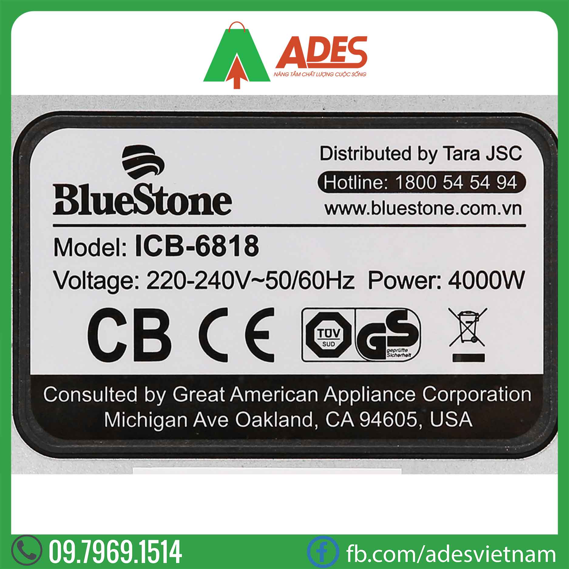 BEp tu BlueStone ICB-6818