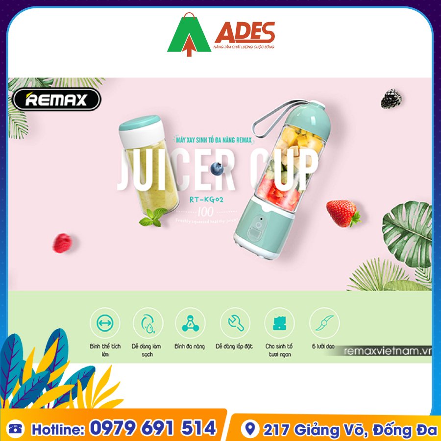 May Xay Sinh To Da Nang Remax RT-KG02 chinh hang