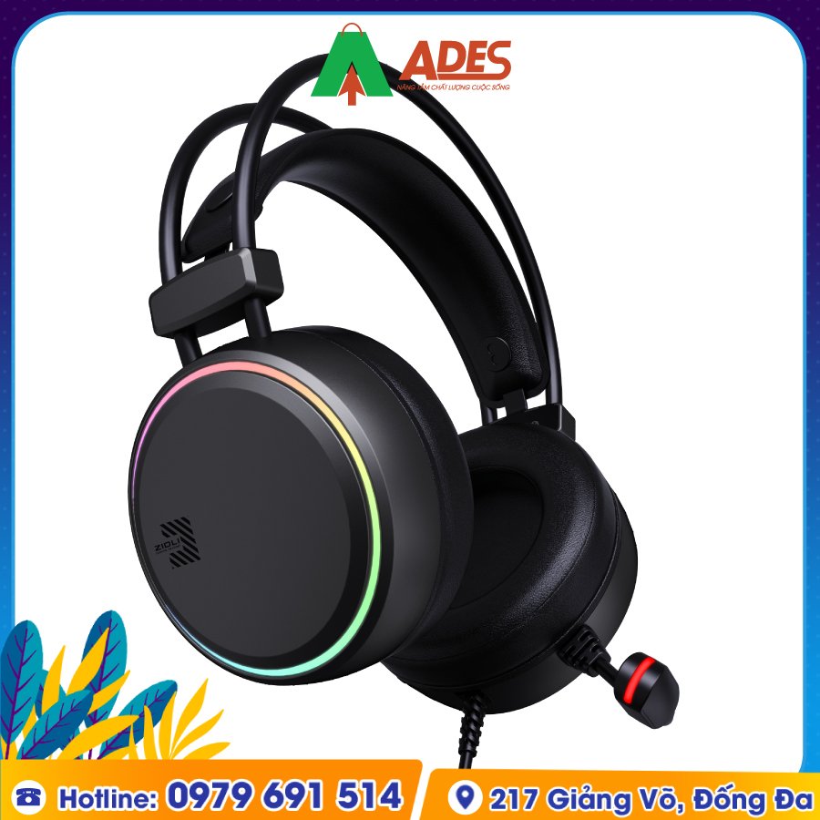 Tai Nghe Gaming Over-Ear Zidli ZH29 (7.1) chinh hang