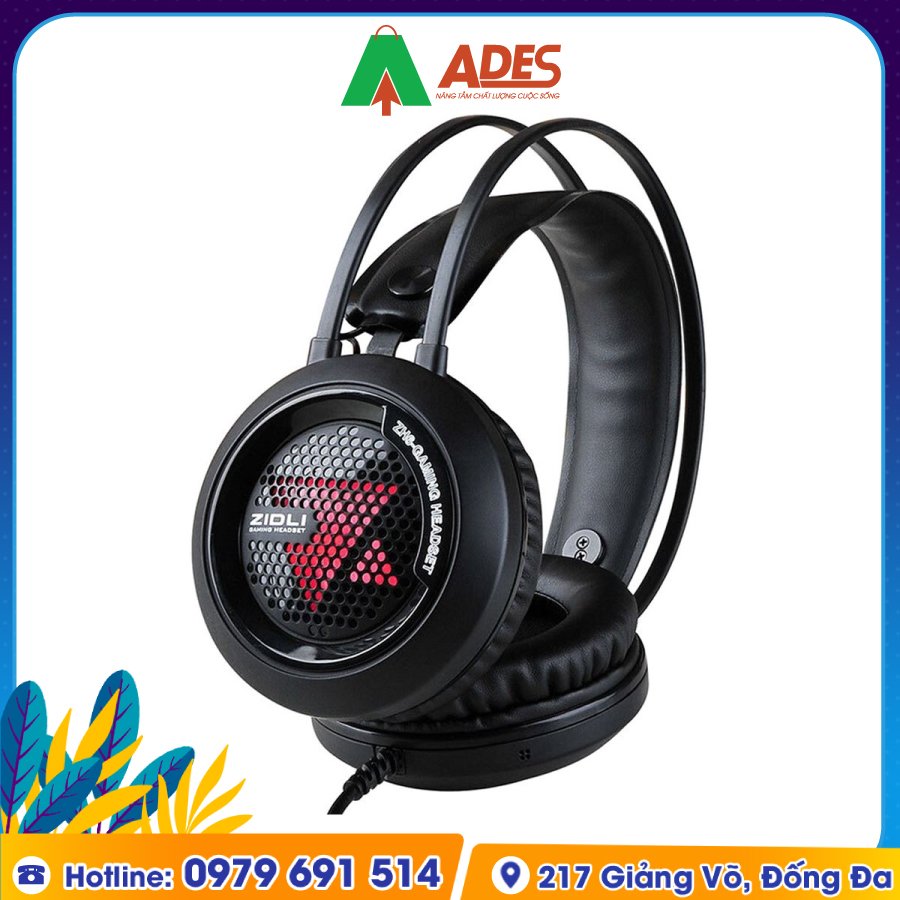 Tai Nghe Gaming Over-Ear Zidli ZH6 (7.1) gia re