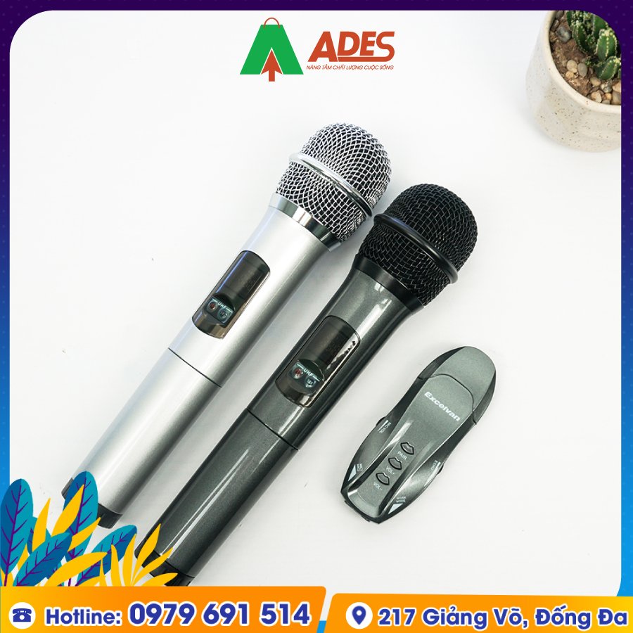 Mic Karaoke Bluetooth Excelvan K18U chinh hang