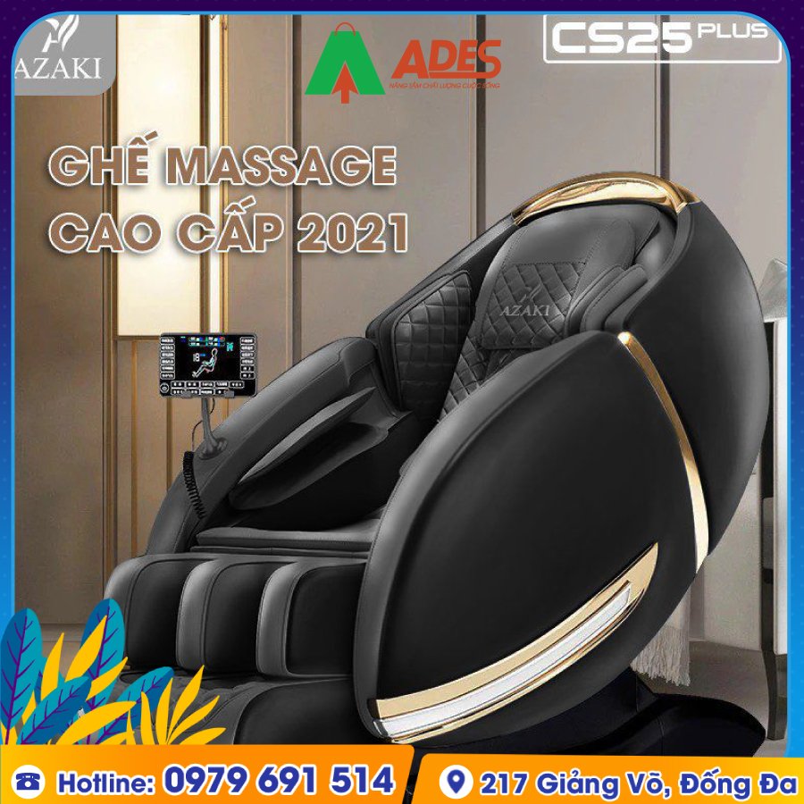 Ghe Massage Azaki CS25 Plus sang trong