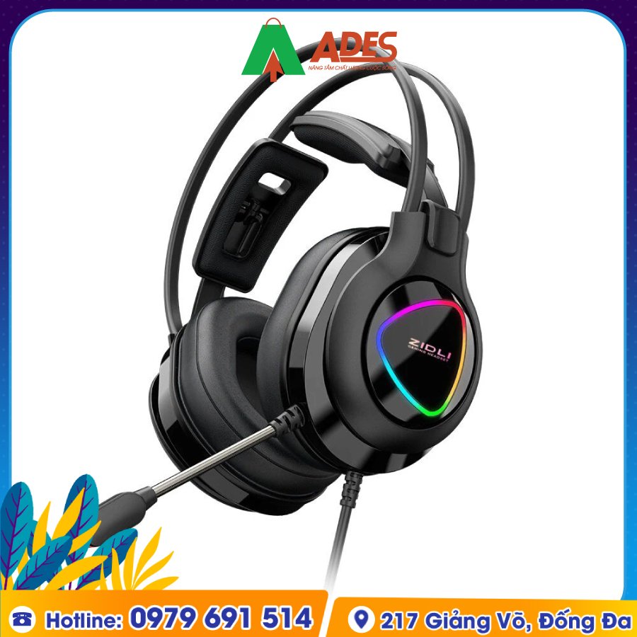Tai Nghe Gaming Over-Ear Zidli ZH-A10 (7.1) chat luong