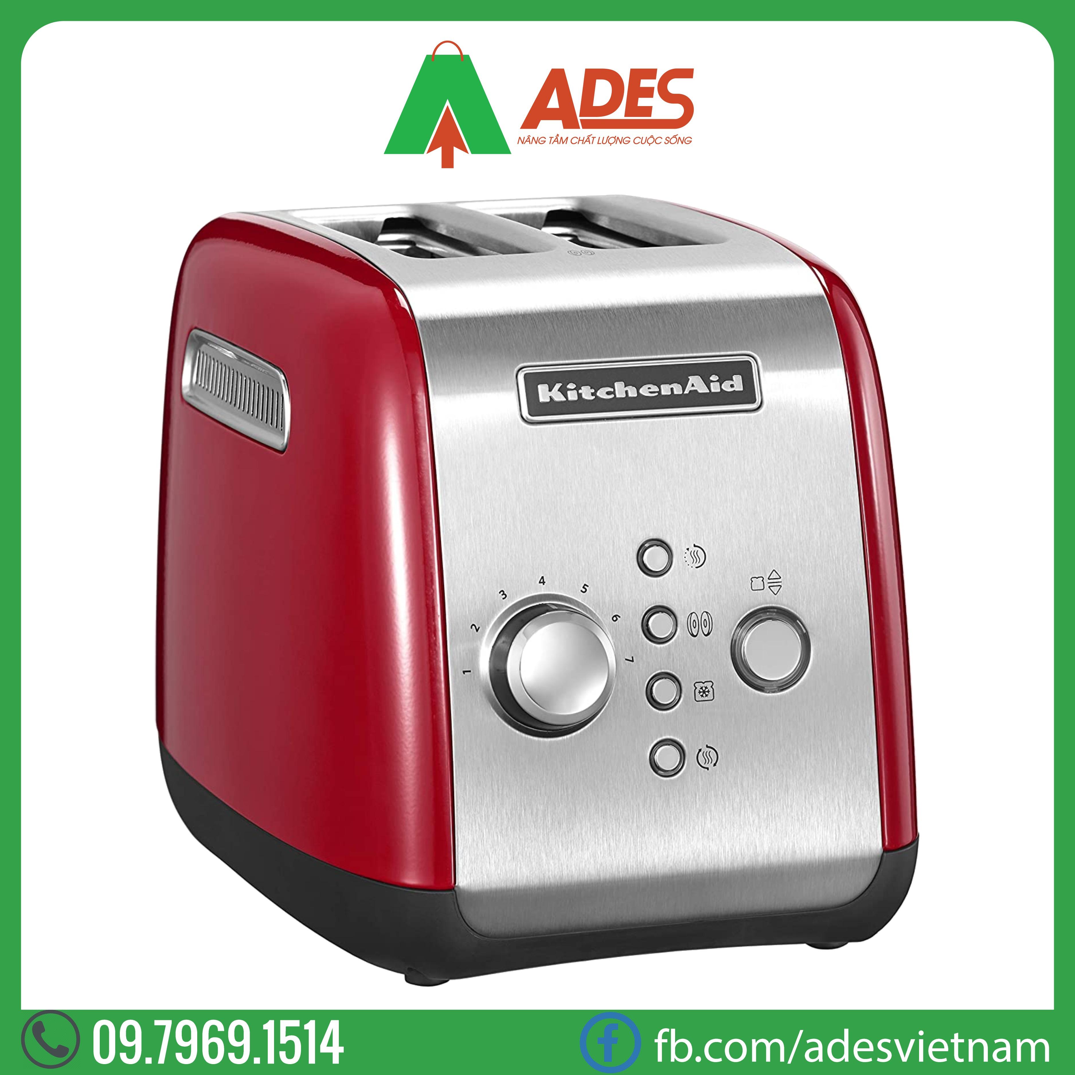 may nuong banh mi 2 ngan KitchenAid 5KMT223GER