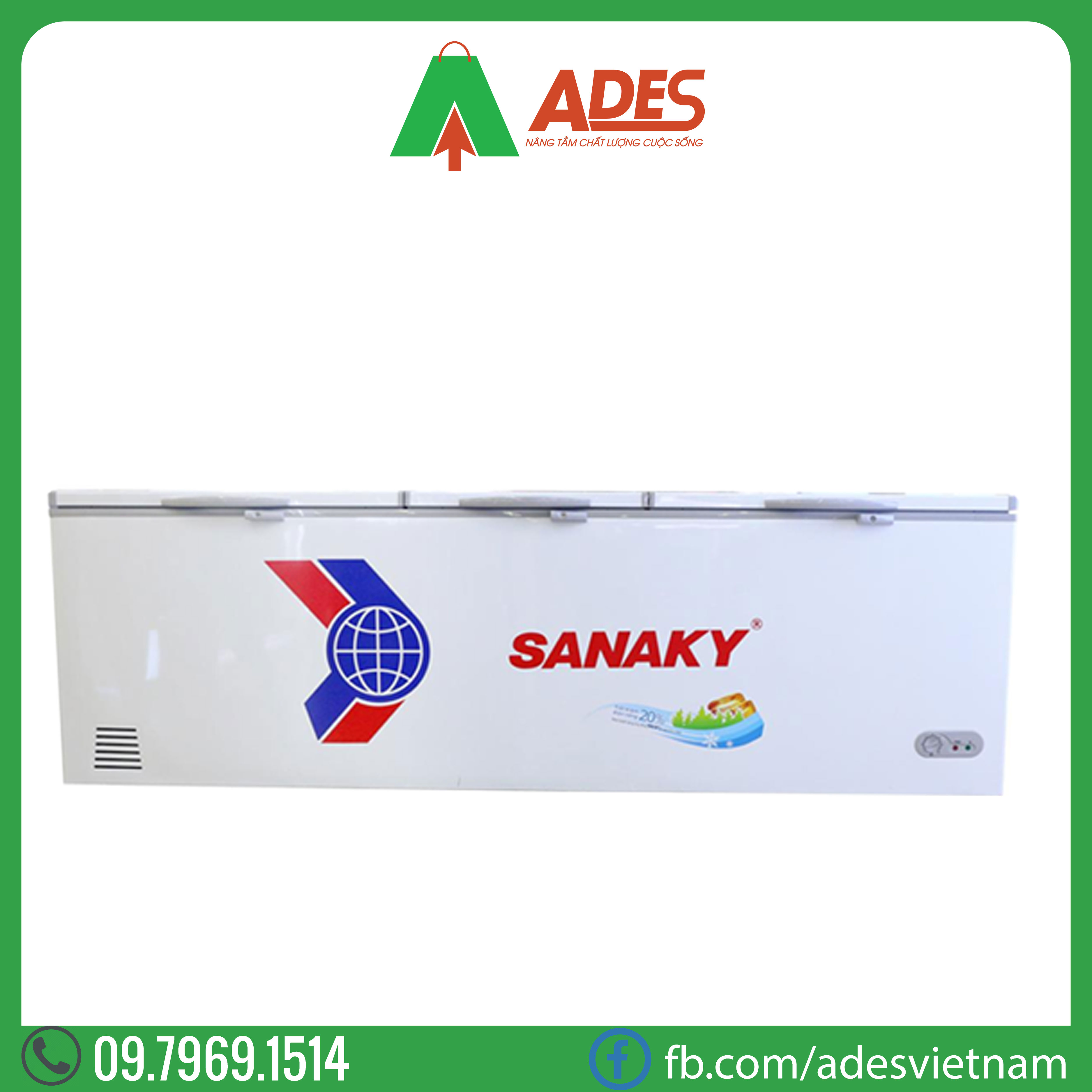 Tu Dong SANAKY Inverter 900 Lit VH 1199HY3