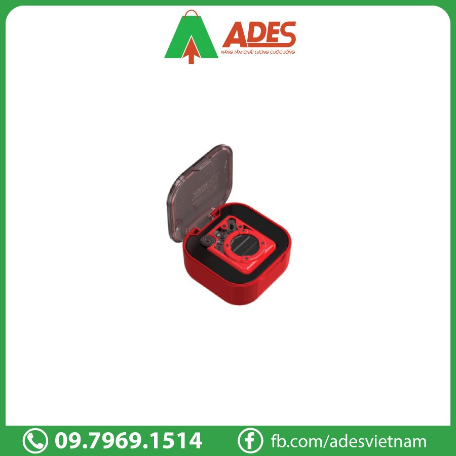 Loa Bluetooth Divoom Espresso Flaming Red sieu mini