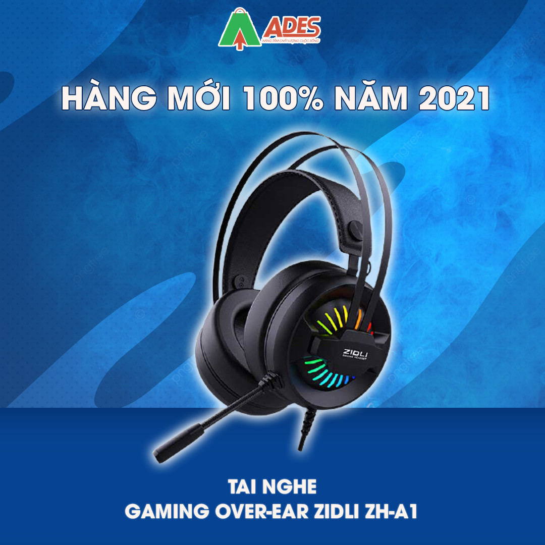 Tai Nghe Gaming Over-Ear Zidli ZH-A1 chat luong