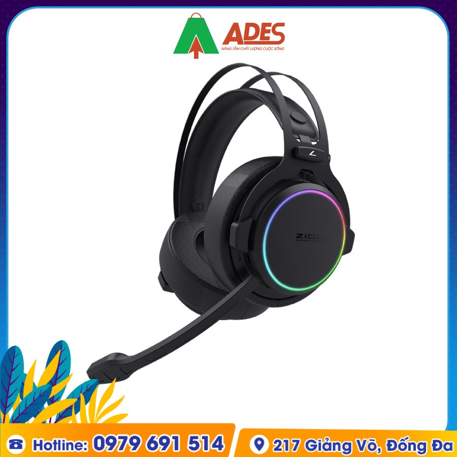 Tai Nghe Gaming Không Dây Over-Ear Zidli FH1 gia re