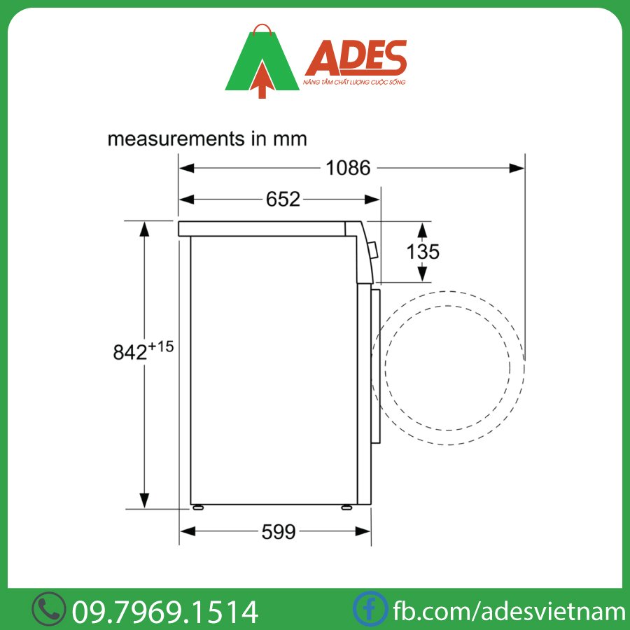 may say quan ao Bosch WQG24200SG