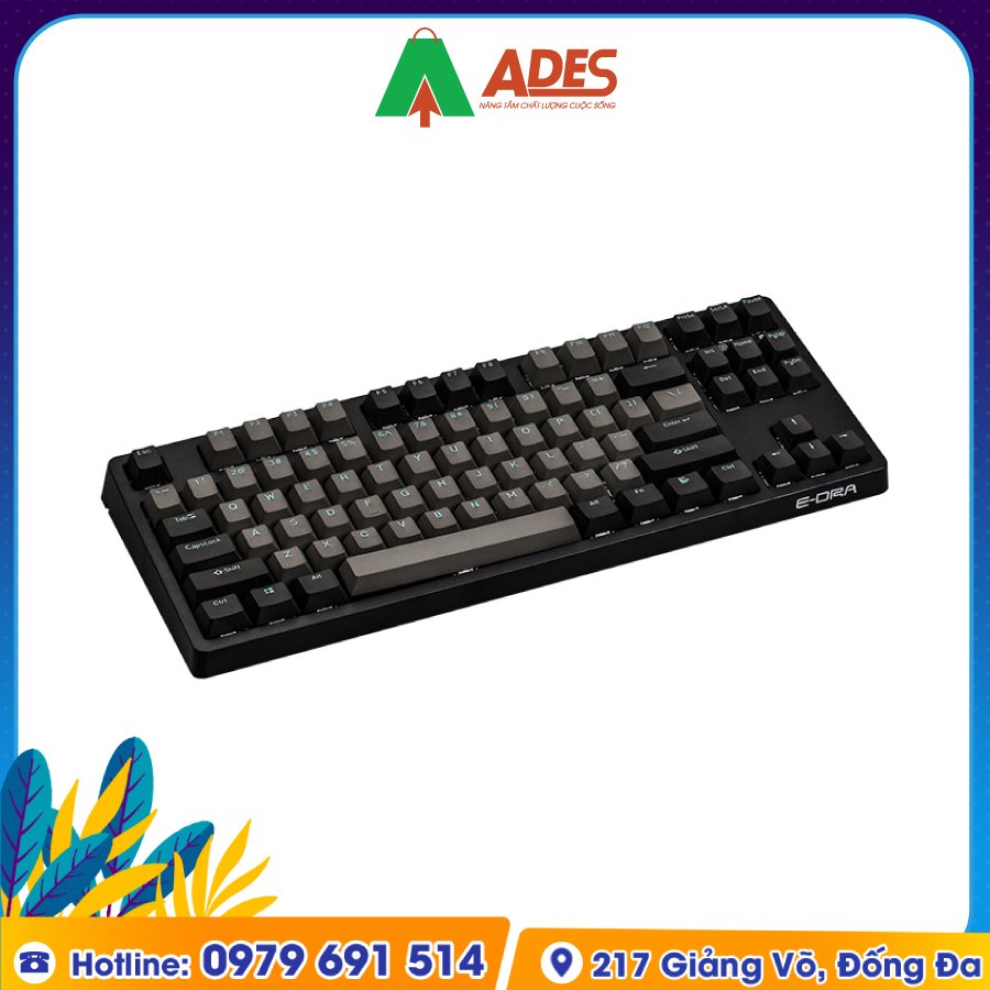 Edra EK387 Pro Cherry Switch PBT Key Caps chinh hang