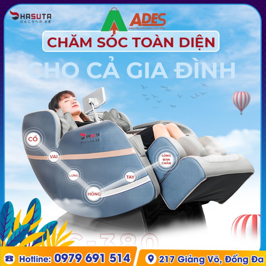 Ghe Massage Toan Than Hasuta HMC-380 gia soc