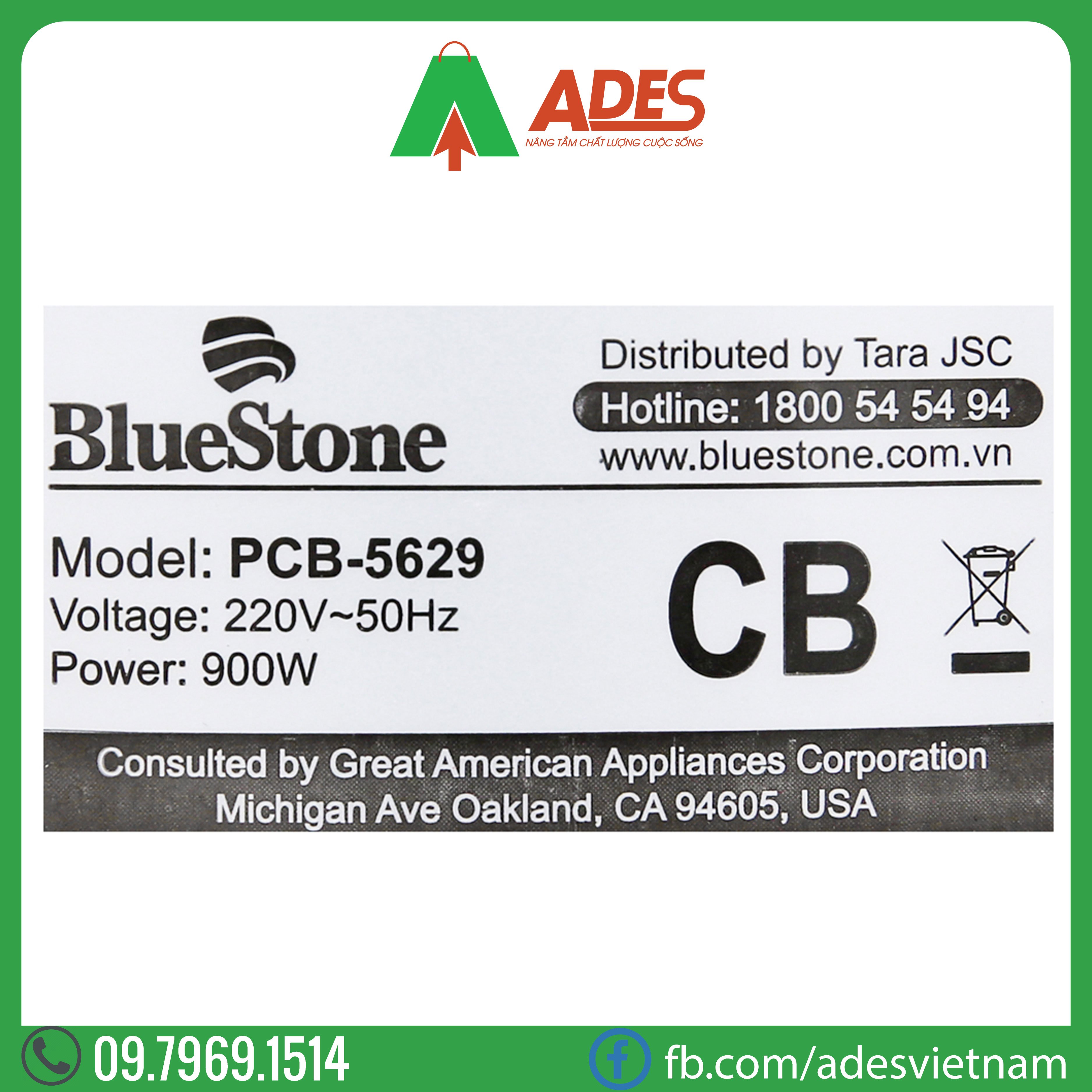 noi ap suat dien Bluestone PCB-5629