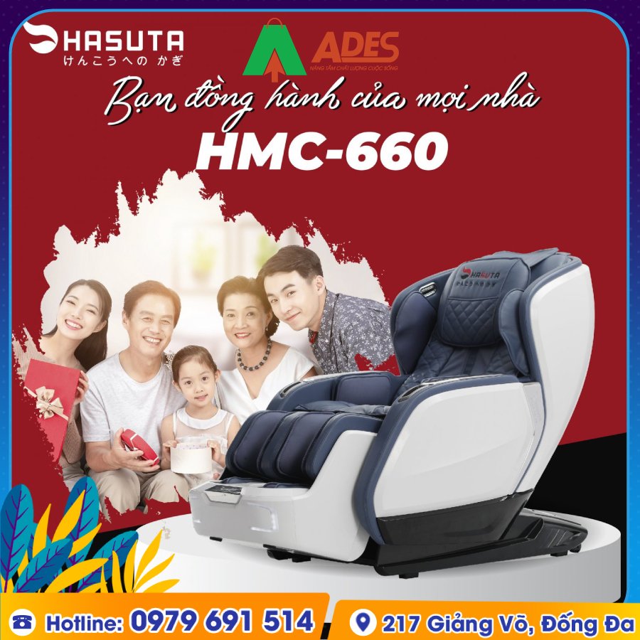 Ghe Massage Toan Than Hasuta HMC-660 gia soc