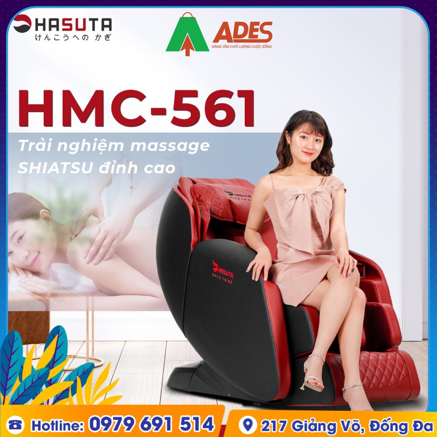 Ghe Massage Toan Than Hasuta HMC-561 chat luong