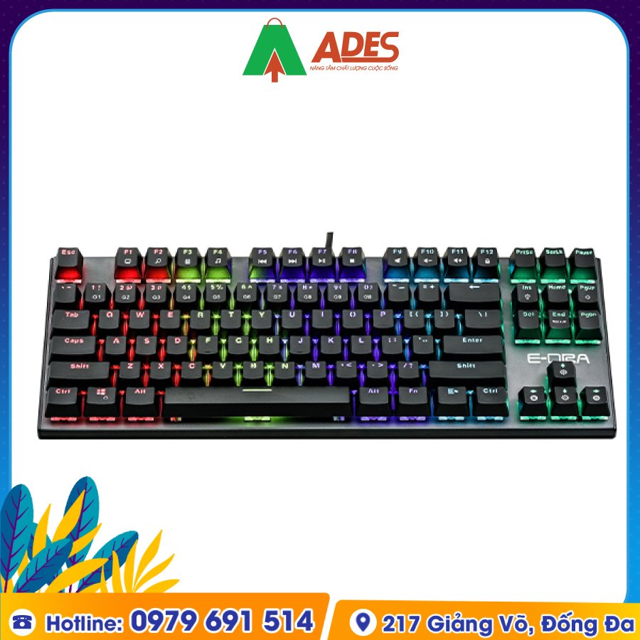 Ban Phim Co Gaming Edra EK3087V2