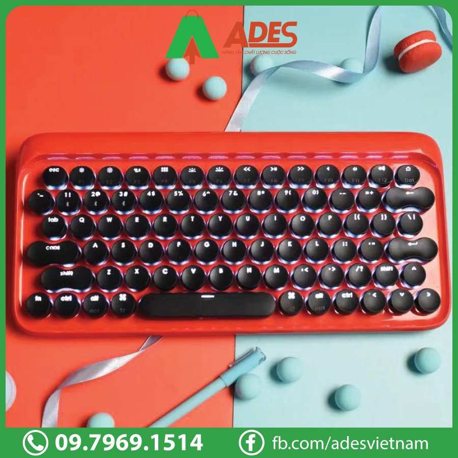 Ban phim co khong day Lofree Dot EH112S tinh te