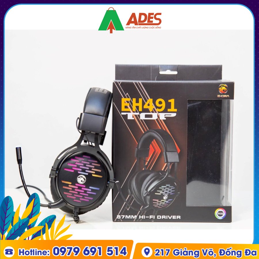 Tai Nghe Gaming Edra EH491 moi 2021