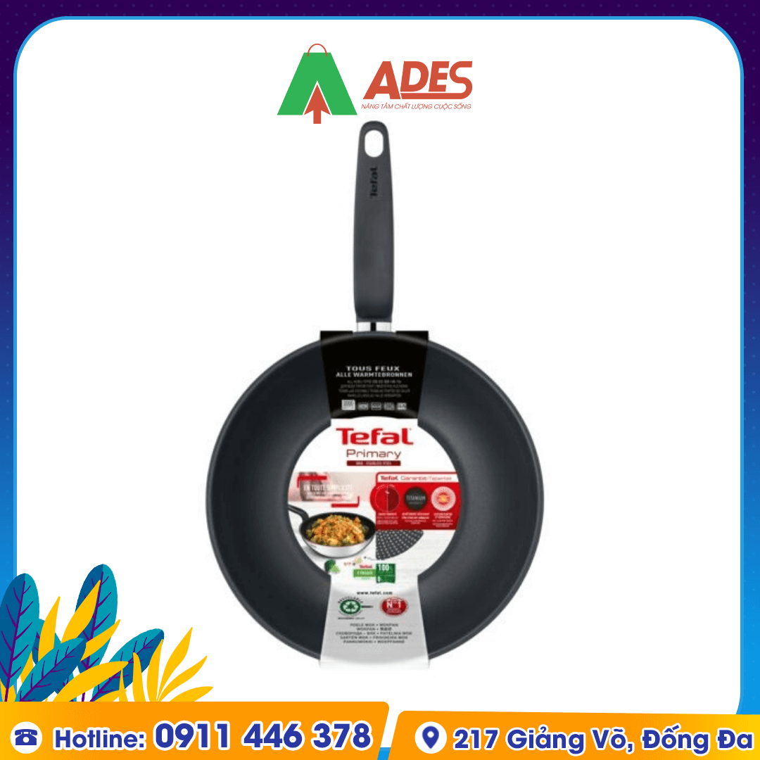 chao xao inox chong dinh Tefal Primary 28cm (E3091904)