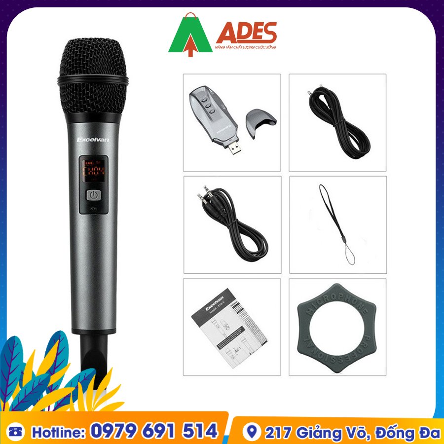 Mic Karaoke Excelvan K18V hien dai