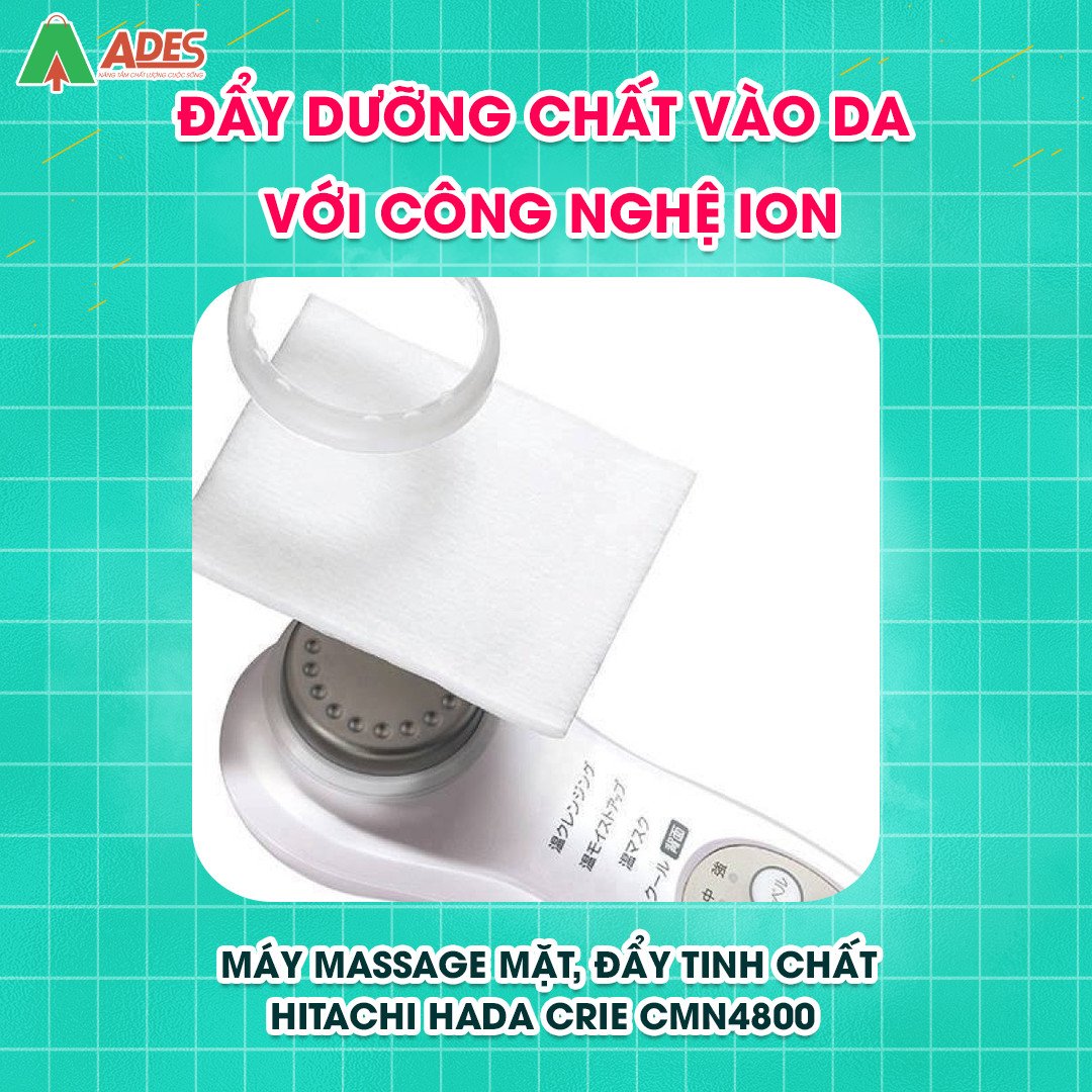 May Massage Mat Day Tinh Chat Hitachi Hada Crie CM-N4800 Chat luong